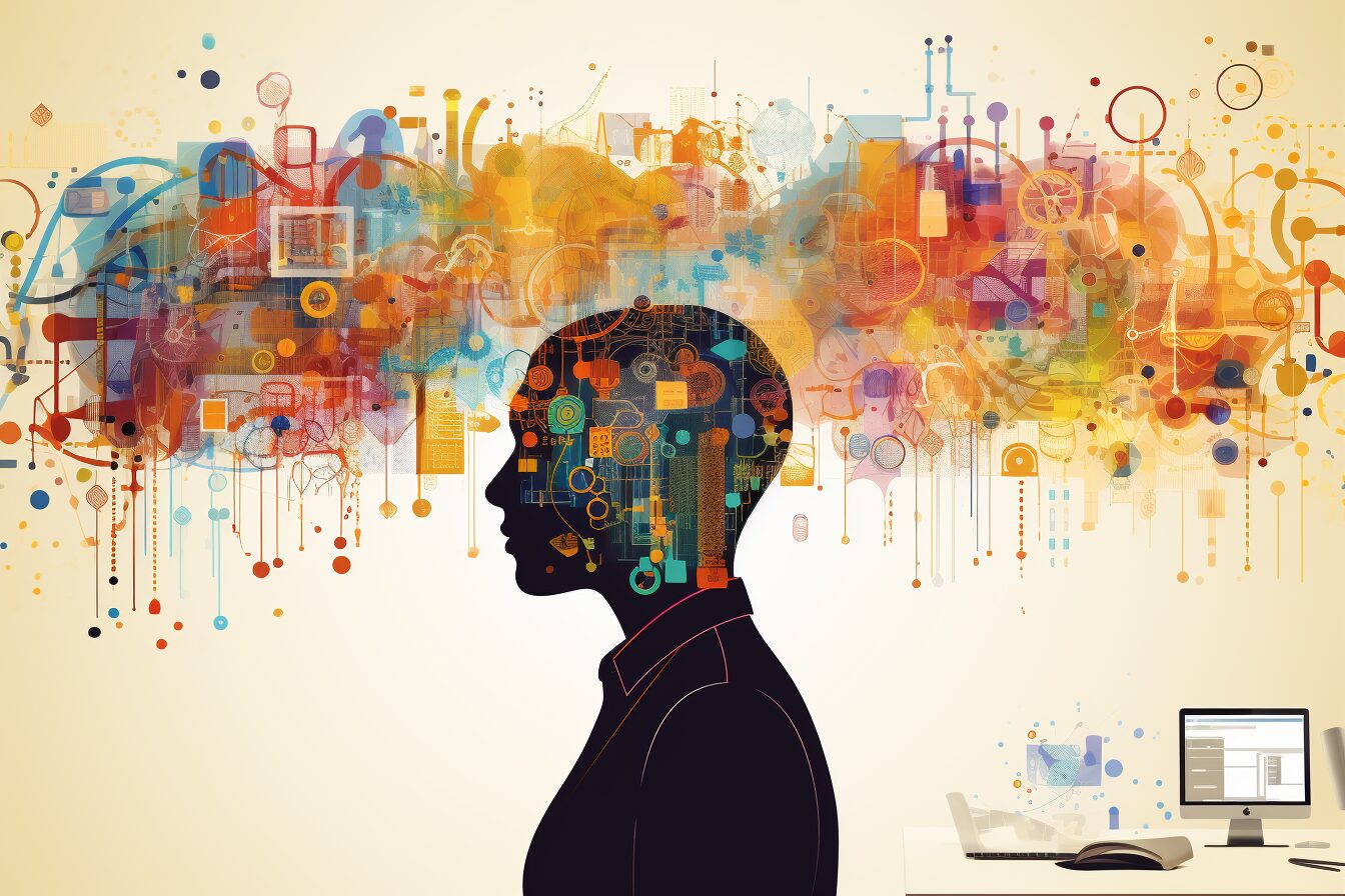 Shadow of a worker thinking about the perspectives and implications of ChatGPT Enterprise.