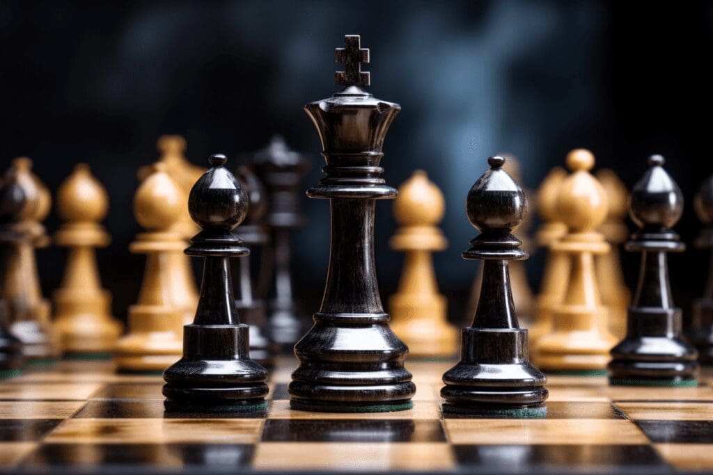 Zero Backlinks SEO Strategy Chess set