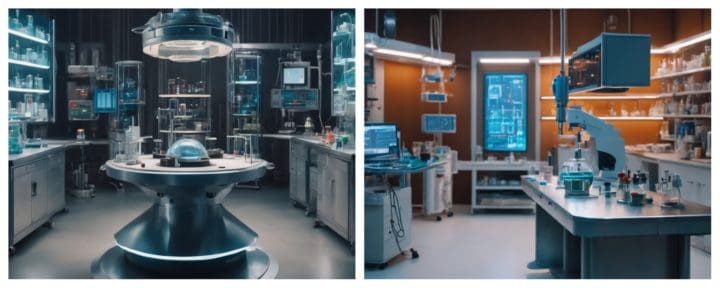 Deep learning in healthcare inside a machine learning and AI lab