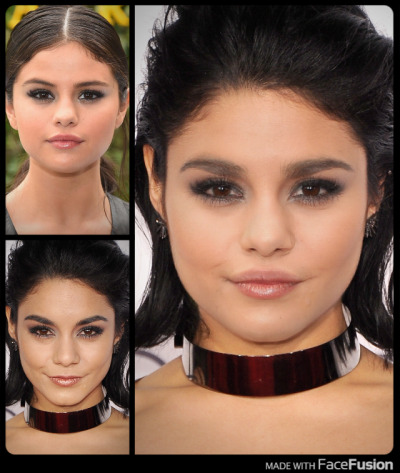 Vanessa Hudgens and Selena Gomez FaceFusion