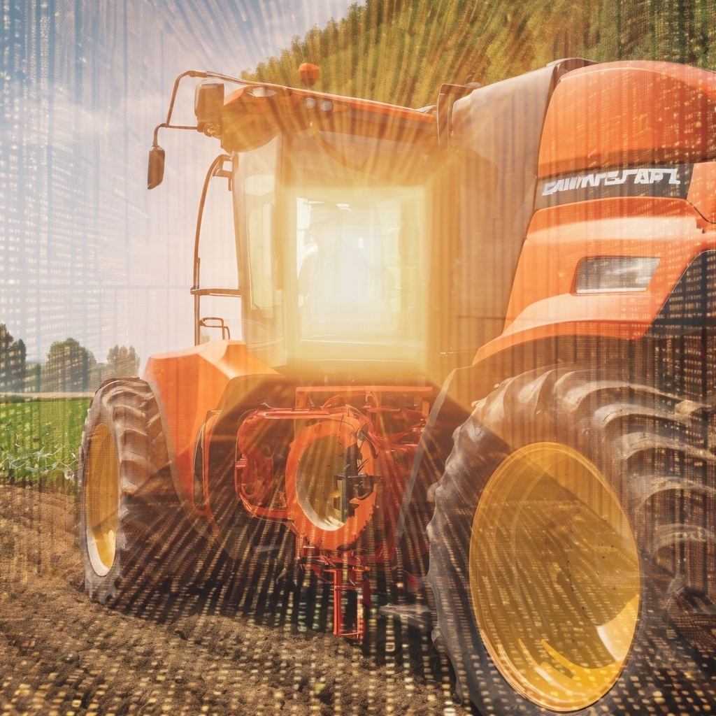 Automated farming machinery AI Applications in Agriculture