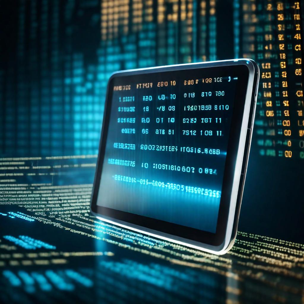 A tablet showing a personal CRM