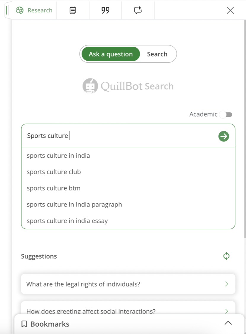 QuillBot Flow Research Image