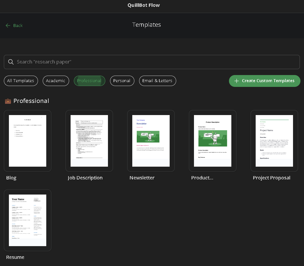QullBot Flow Templates Image